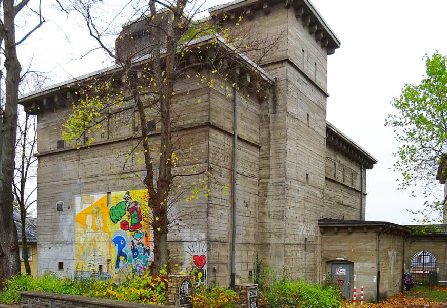 Bunkergebäude in der Burgstraße (Foto Stadt Siegen)
