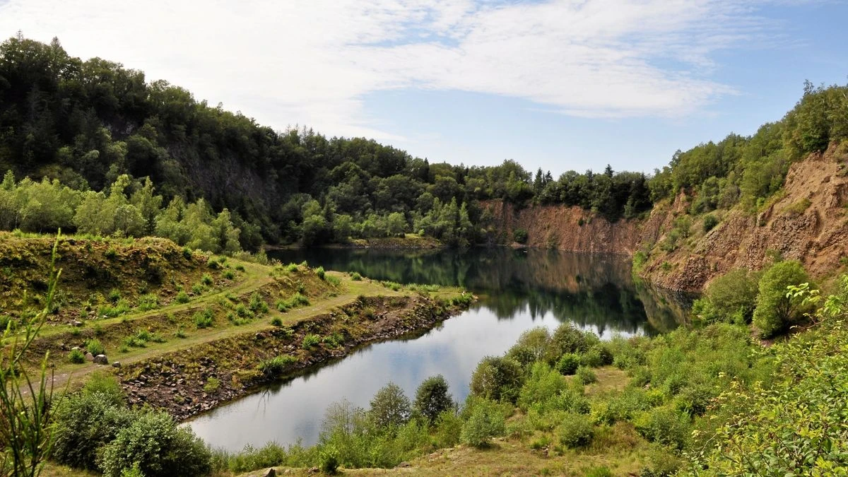 Der Silbersee im alten Steinbruch auf dem Hohenseelbachskopf Bild von Westfalenpost