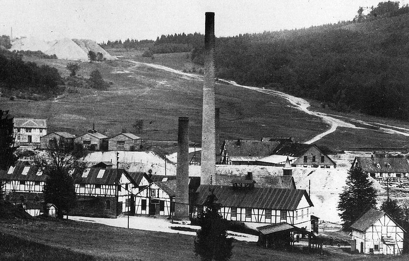 Grube Heinrichssegen bei Littfeld/Siegerland um 1910 (Autor unbekannt)