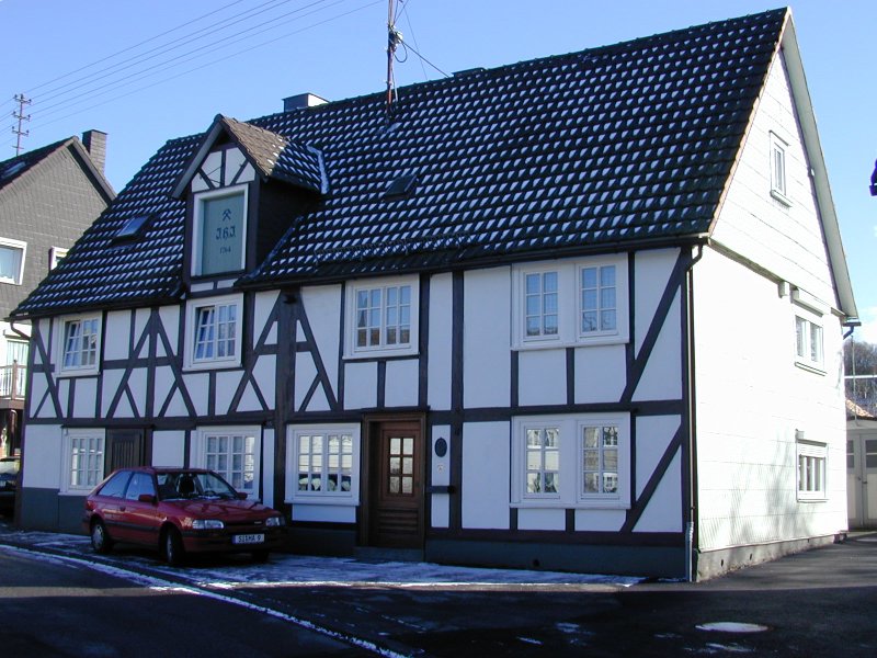 J. H. Jungs Wohnhaus in Kreuztal-Littfeld (Bild Stadtarchiv Kreuztal)
