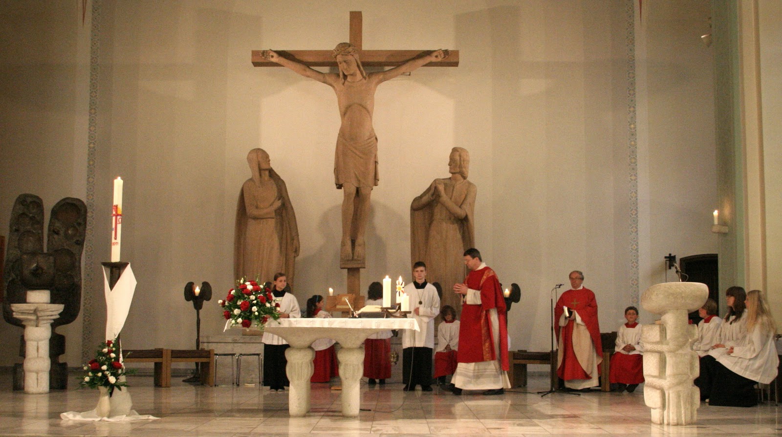 Gottesdienst in der Marienkirche (Bild aus Pfarrnachrichten)