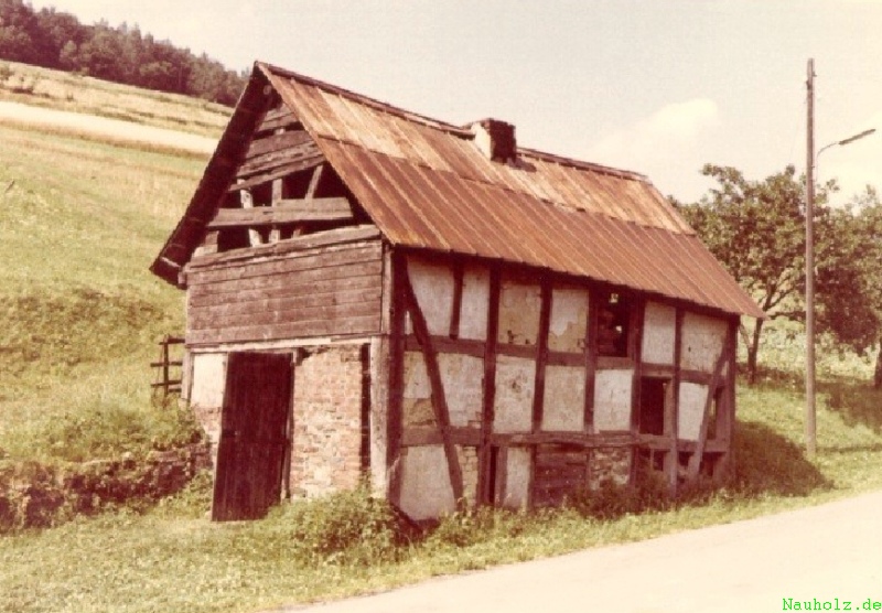 Backes im Nauholzer Oberdorf im Jahre 1964