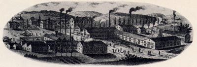 Gebr. Klein Dahlbruch 1875 - Ein Teil von der Schweisfurth ist schon Industriegelände