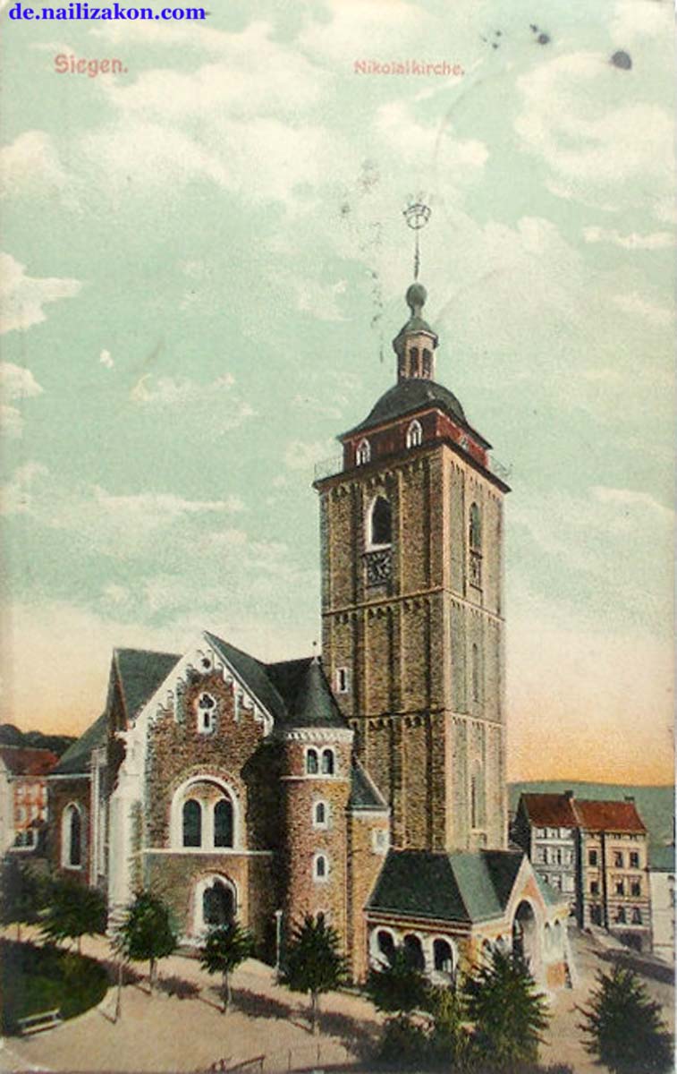Die Nikolaikirche im Jahre 1912 (Bild aus Lager 3000)